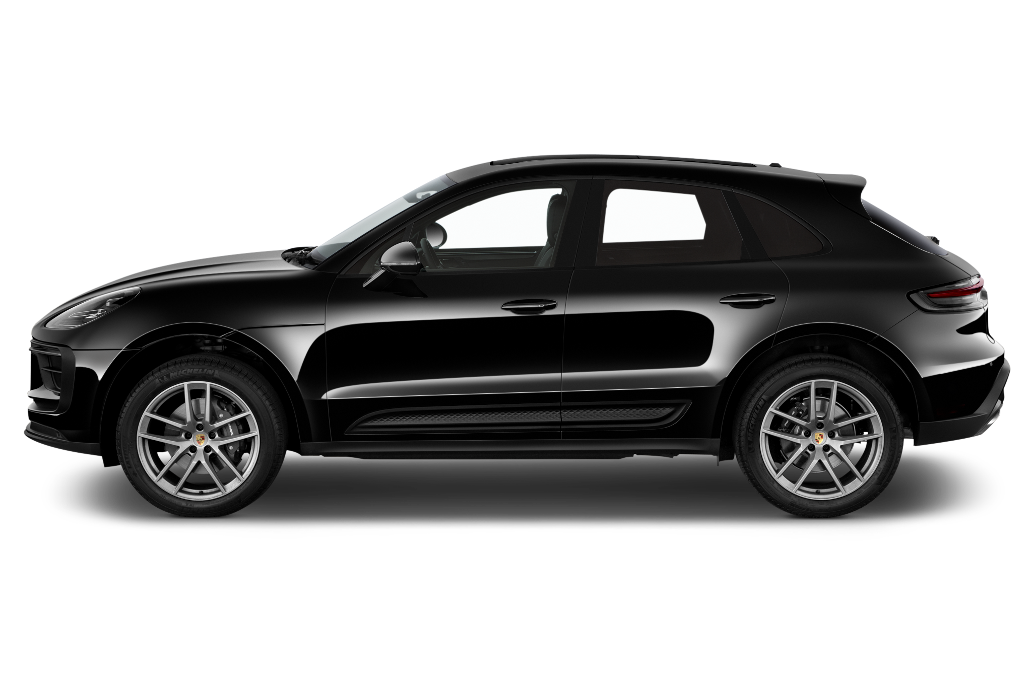 Macan E Side View